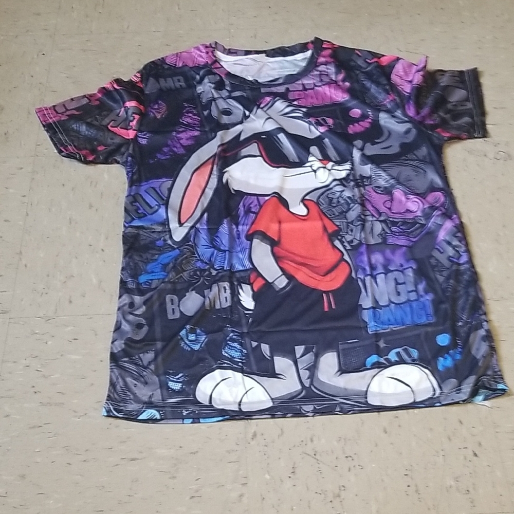 Kids Cartoon Graphic T-Shirt - Multicolor